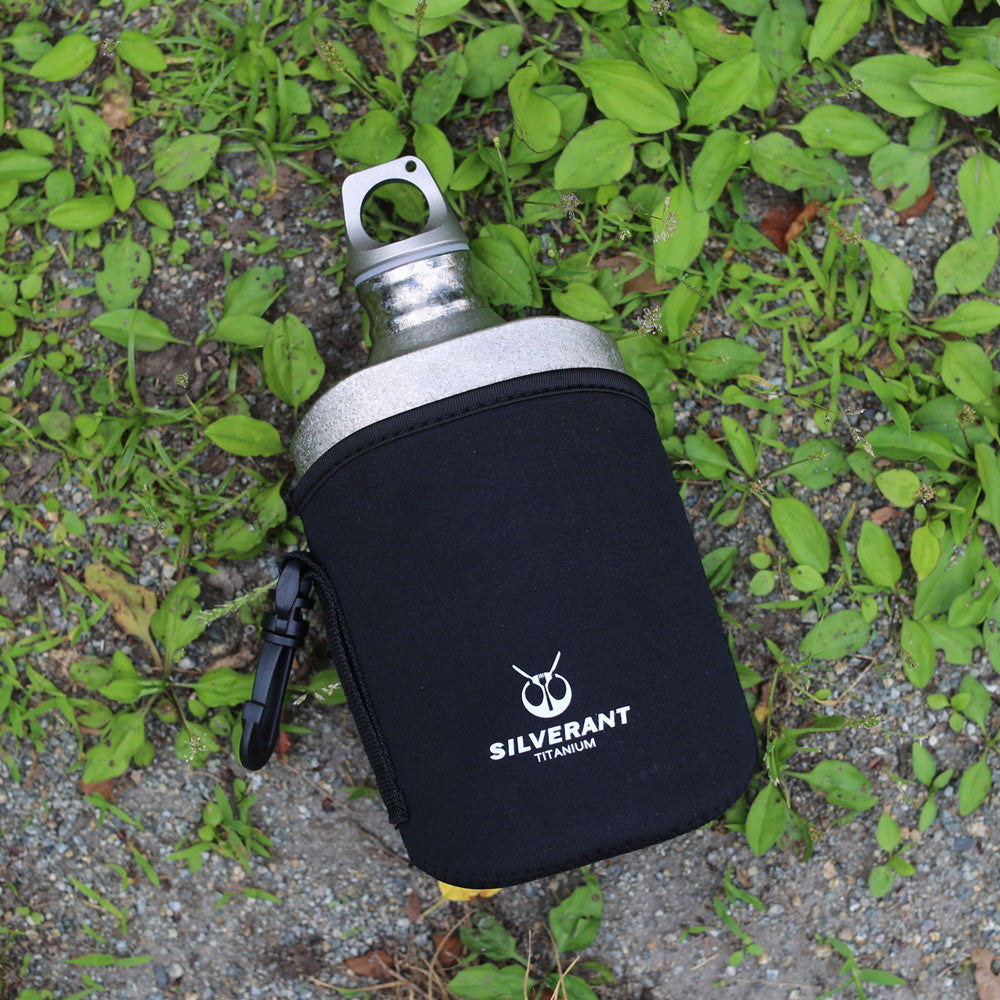 シルバーアント 結晶化 純チタン スポーツウォーターボトル 600ml