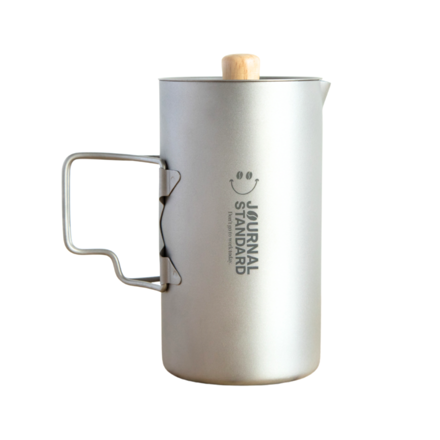シルバーアント×ジャーナルスタンダードファニチャー 純チタン コーヒーフレンチプレス 500ml