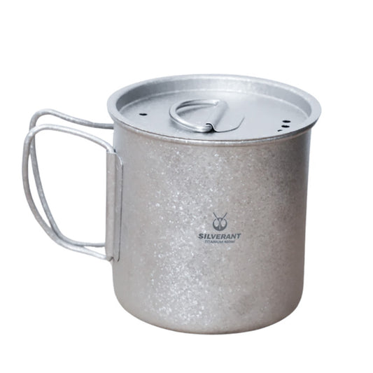 シルバーアント 結晶化チタン 蓋付きシングルマグ 400ml