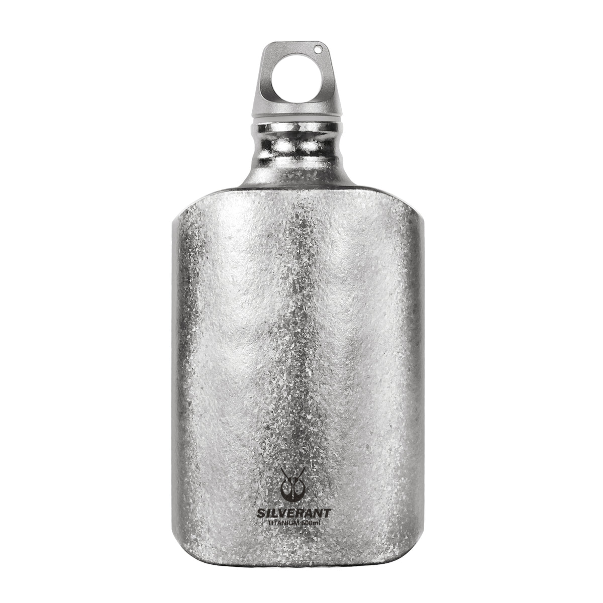 シルバーアント 結晶化 純チタン スポーツウォーターボトル 600ml