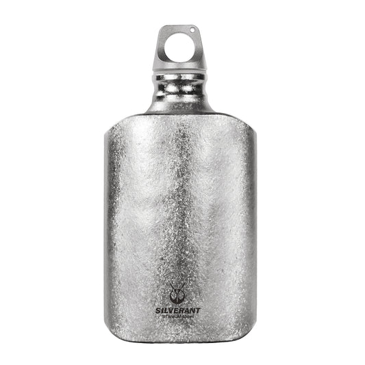 シルバーアント 結晶化 純チタン スポーツウォーターボトル 600ml