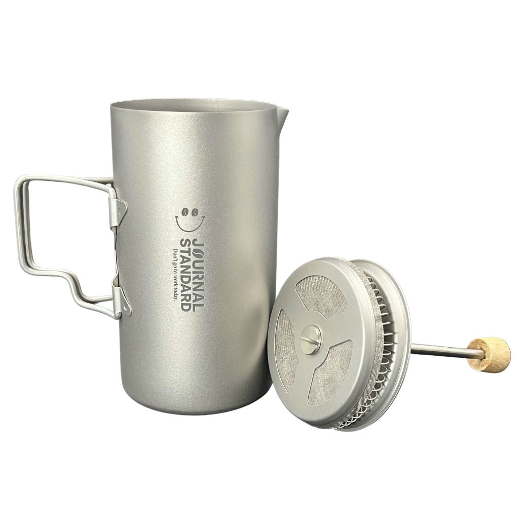 シルバーアント×ジャーナルスタンダードファニチャー 純チタン コーヒーフレンチプレス 500ml