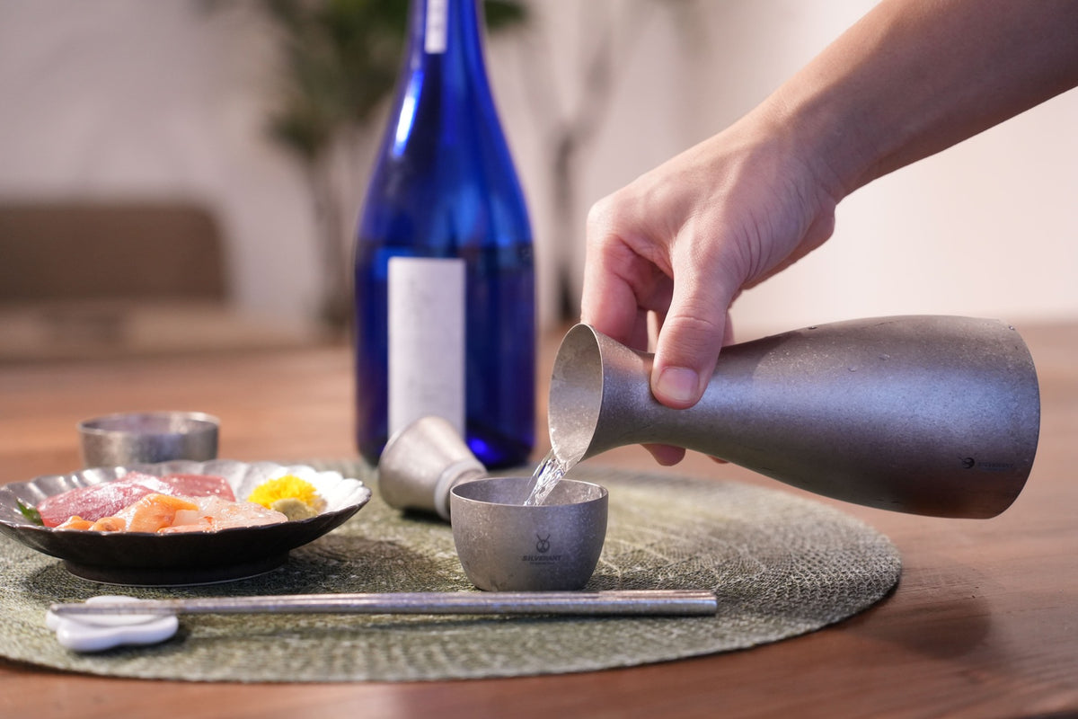 シルバーアント 結晶化チタン お猪口 50ml