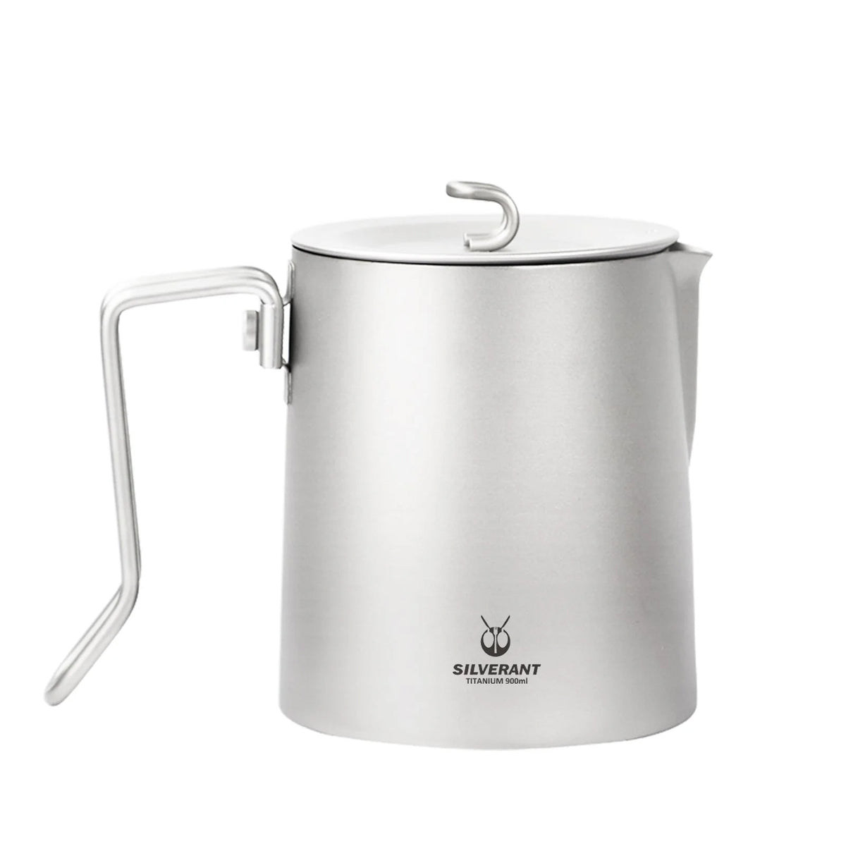 シルバーアント 純チタン ショートスパウトケトル 900ml