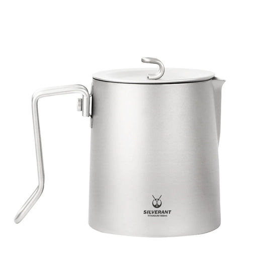 シルバーアント 純チタン ショートスパウトケトル 900ml